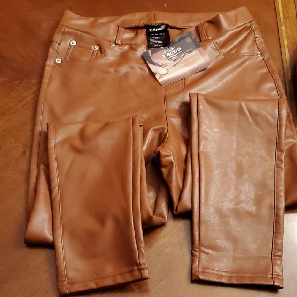 TagooFaux Leather Pant Size M - Picture 8 of 9